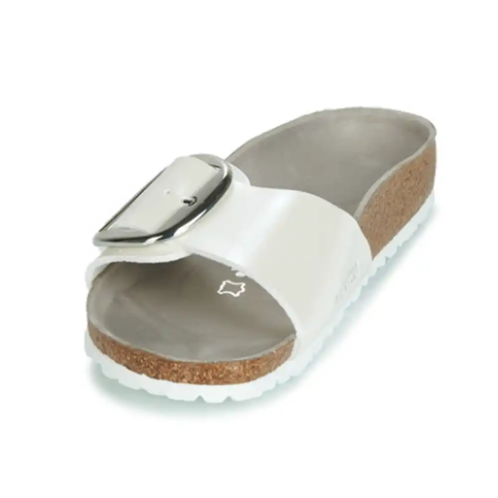 Tong femme Birkenstock madrid big buckle Blanc - ZESHOES Tong femme Birkenstock madrid big buckle Blanc - ZESHOES
