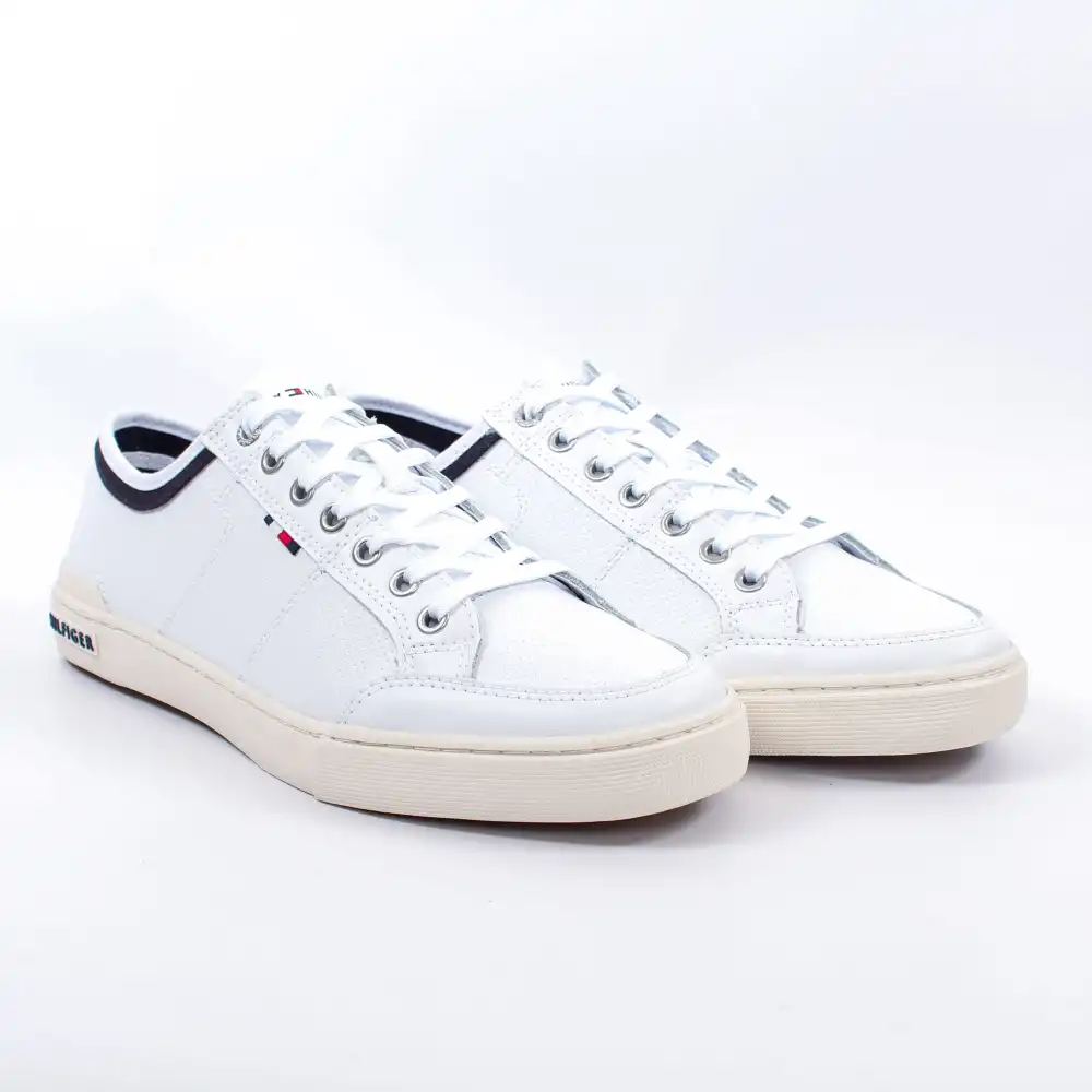 Basket basse homme Tommy Jeans Core Blanc - ZESHOES