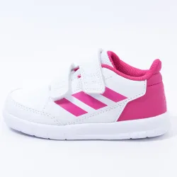 Basket basse fille Adidas Altasport cf i Beige - ZESHOES
