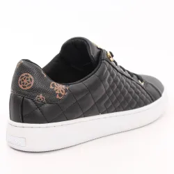 Basket de ville basse homme Guess Matelassé Marron - ZESHOES