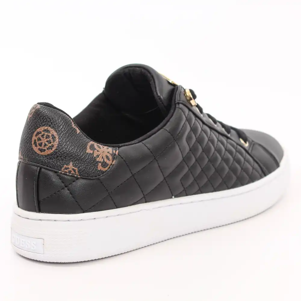 Basket de ville basse homme Guess Matelassé Marron - ZESHOES