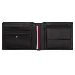 Portefeuille homme Tommy Jeans Business extra cc & coin Noir - ZESHOES