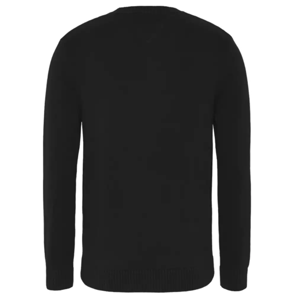 Sweat shirt homme Tommy Jeans Essential v-neck Noir - ZESHOES