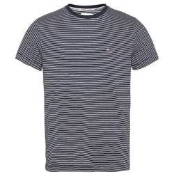T shirt manche courte homme Tommy Jeans Essential tripe tee Zebre - ZESHOES