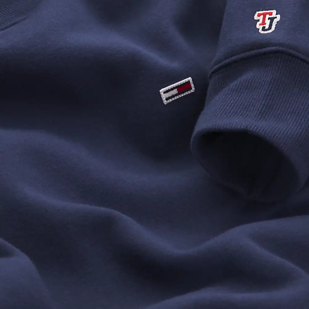 Sweat shirt homme Tommy Jeans Classics crew Bleu - ZESHOES