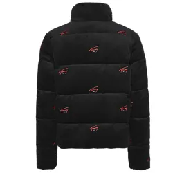 Doudoune femme Tommy Jeans Critter cord puffa Noir - ZESHOES
