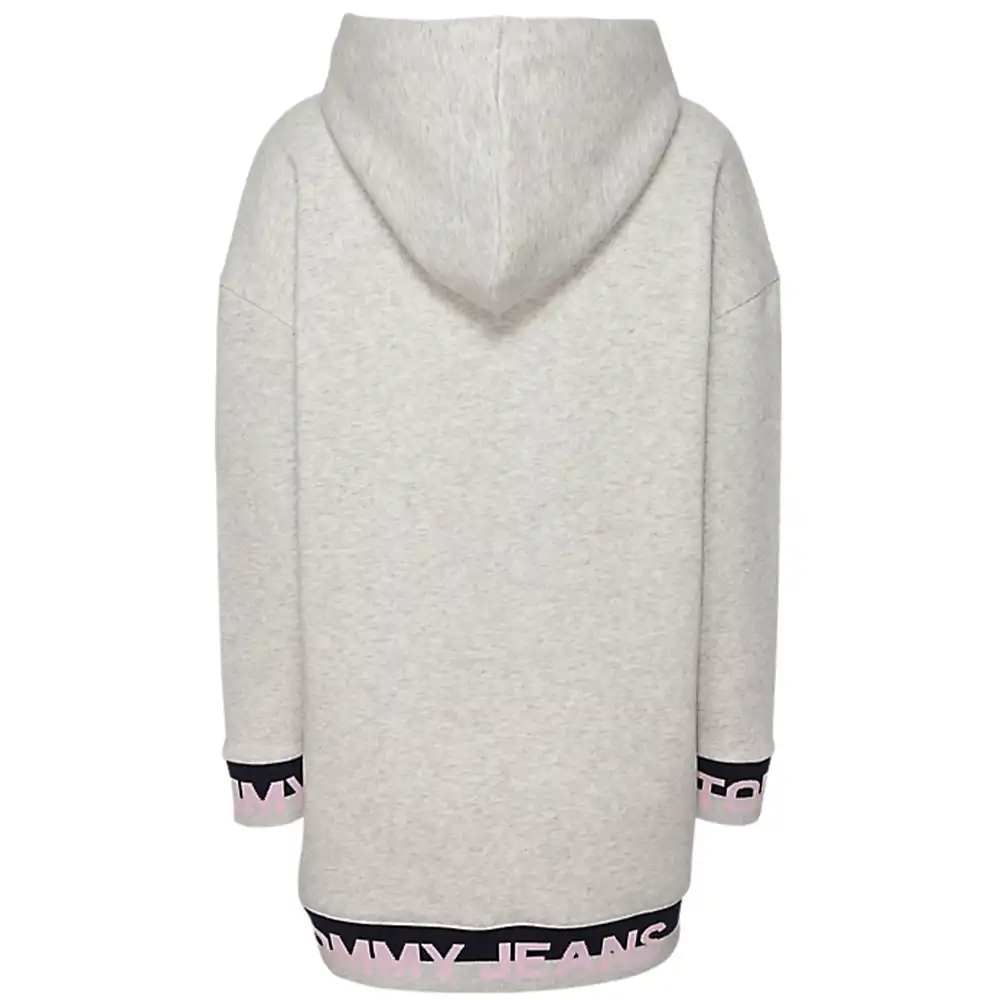 Robe femme Tommy Jeans Branded hem Gris - ZESHOES
