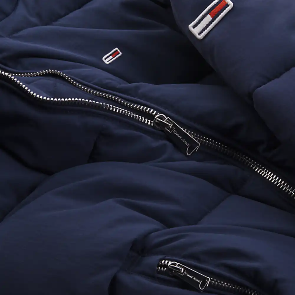 Doudoune femme Tommy Jeans Modern puffer Bleu - ZESHOES