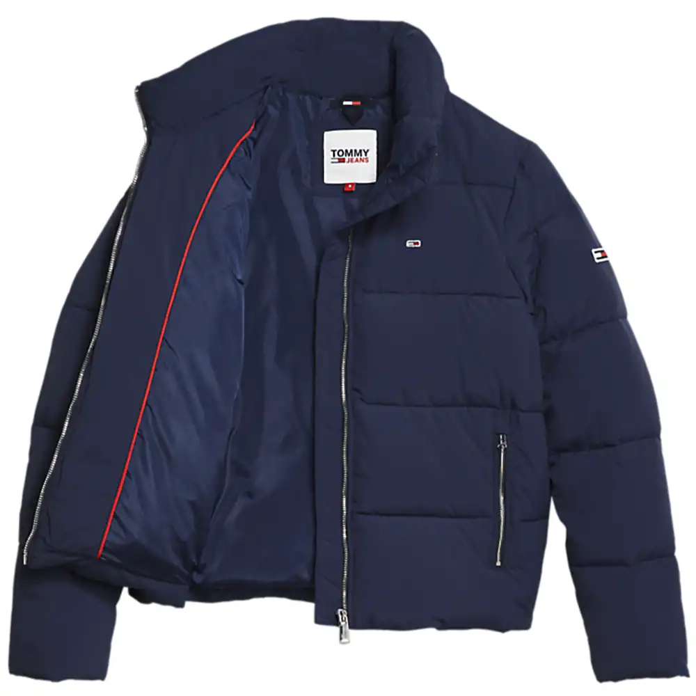 Doudoune femme Tommy Jeans Modern puffer Bleu - ZESHOES