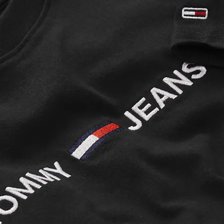 Produits victimes de leur succès Tommy Jeans Noir Modern linear logo