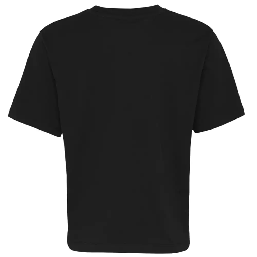 Tee shirt manche courte femme Tommy Jeans Modern linear logo Noir - ZESHOES