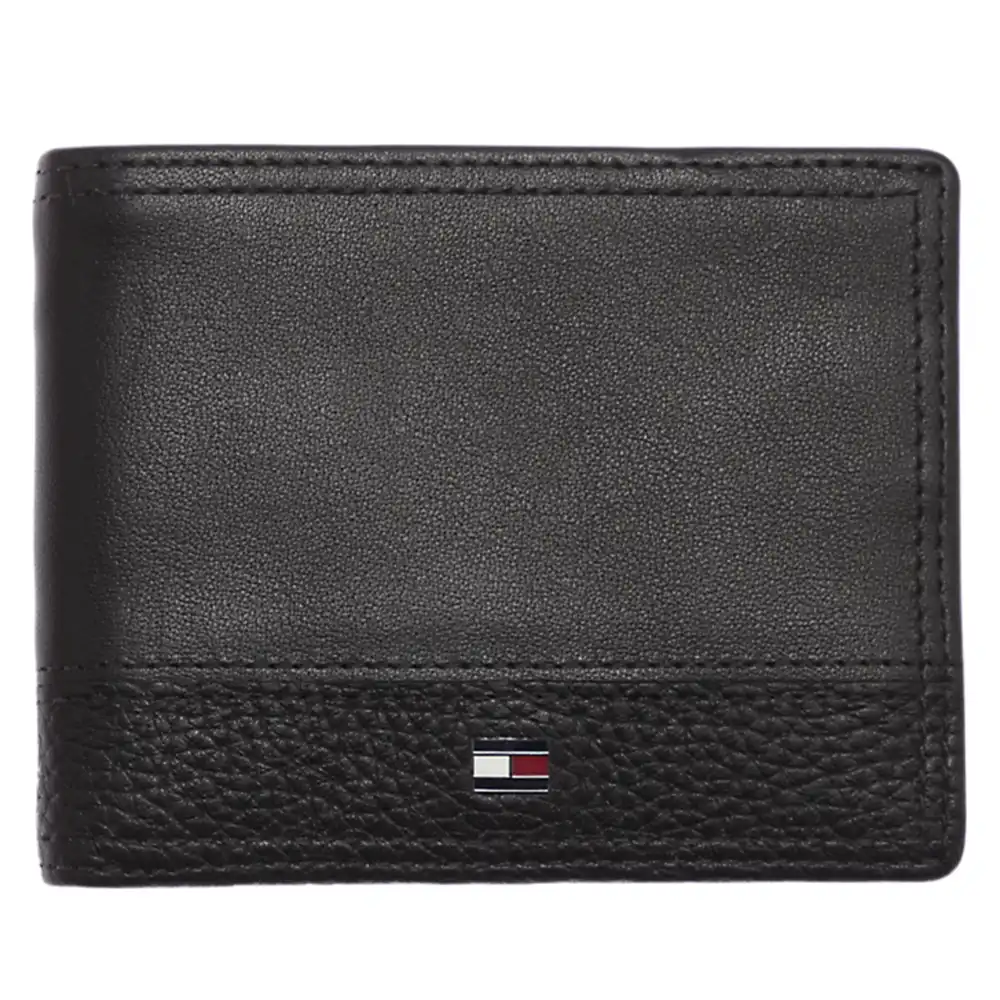 Portefeuille homme Tommy Jeans business mini cc wallet Noir - ZESHOES