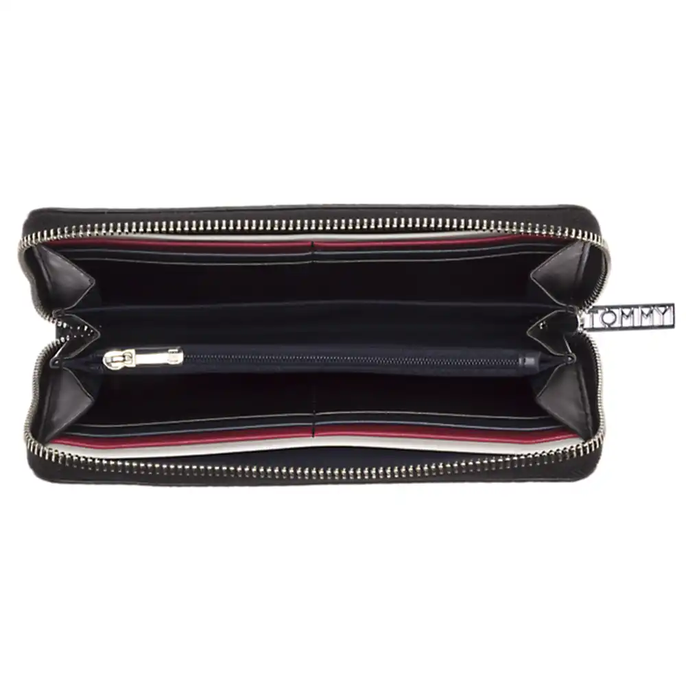 Portefeuille femme Tommy Jeans Core lrg za wallet Noir - ZESHOES