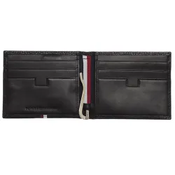 Portefeuille homme Tommy Jeans Corporate l mini cc w money clip Noir - ZESHOES
