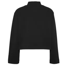 Sweat shirt femme Tommy Jeans Solid hybrid Noir - ZESHOES