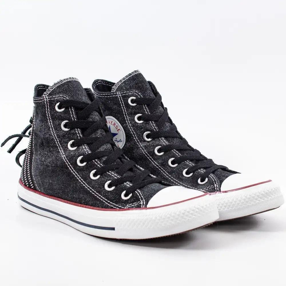 Basket montante femme Converse Chuck Taylor Gris - ZESHOES