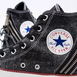 Basket montante femme Converse Chuck Taylor Gris - ZESHOES Basket montante femme Converse Chuck Taylor Gris - ZESHOES
