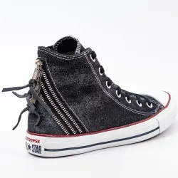 Basket montante femme Converse Chuck Taylor Gris - ZESHOES Basket montante femme Converse Chuck Taylor Gris - ZESHOES