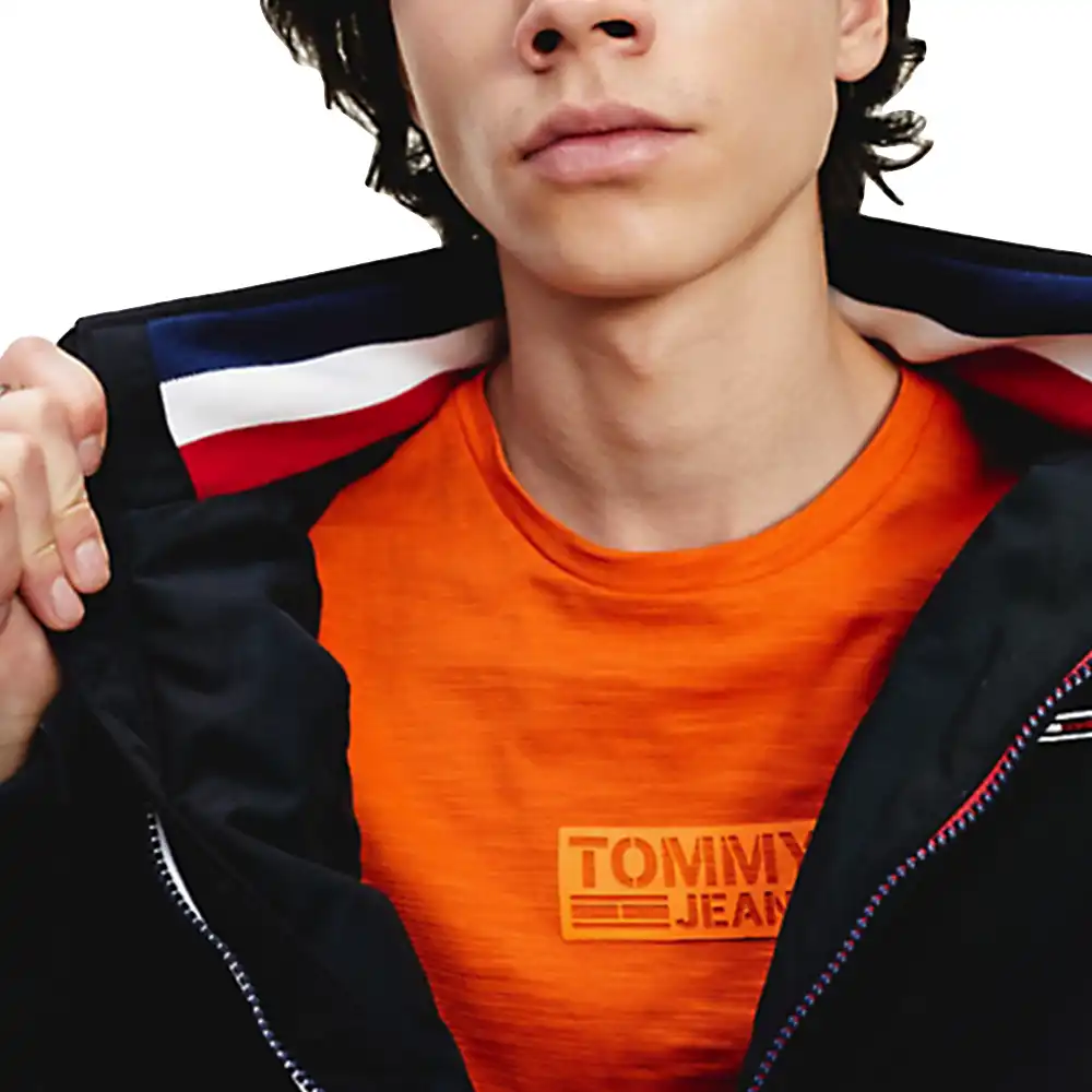 Blouson homme Tommy Jeans Essential padded jacket Noir - ZESHOES