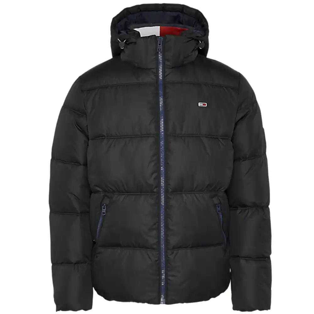 Doudoune homme Tommy Jeans Essential poly jacket Noir - ZESHOES