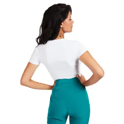 Tee shirt manche courte femme Guess True white Blanc - ZESHOES Tee shirt manche courte femme Guess True white Blanc - ZESHOES