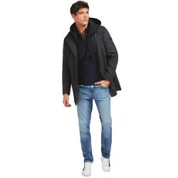 Parkas homme, manteau Guess Urbain Gris - ZESHOES Parkas homme, manteau Guess Urbain Gris - ZESHOES