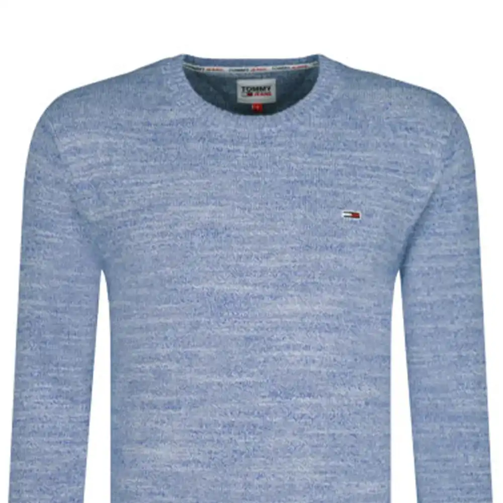 Pull homme Tommy Jeans Essential regular Bleu - ZESHOES