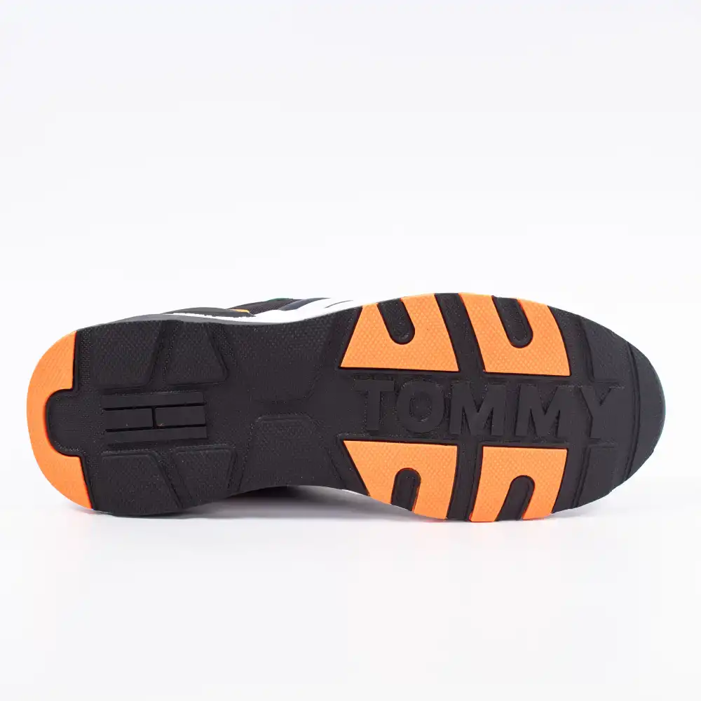 Basket basse homme Tommy Jeans chunky tech runner Multicolor - ZESHOES