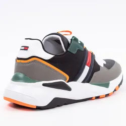 Basket basse homme Tommy Jeans chunky tech runner Multicolor - ZESHOES