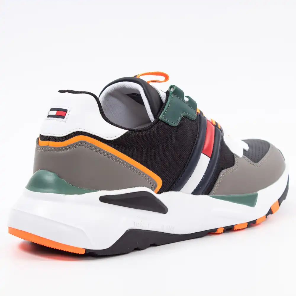 Basket basse homme Tommy Jeans chunky tech runner Multicolor - ZESHOES
