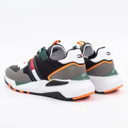 Basket basse homme Tommy Jeans chunky tech runner Multicolor - ZESHOES