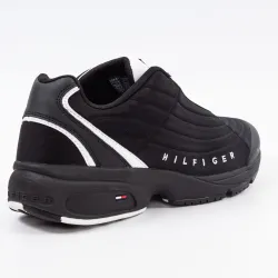 Basket de ville basse homme Tommy Jeans Heritage mix sneaker Noir - ZESHOES