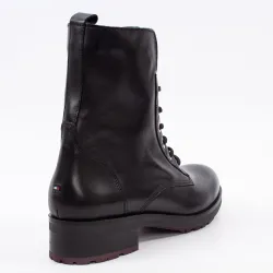 Bottine femme Tommy Jeans Essential biker Noir - ZESHOES