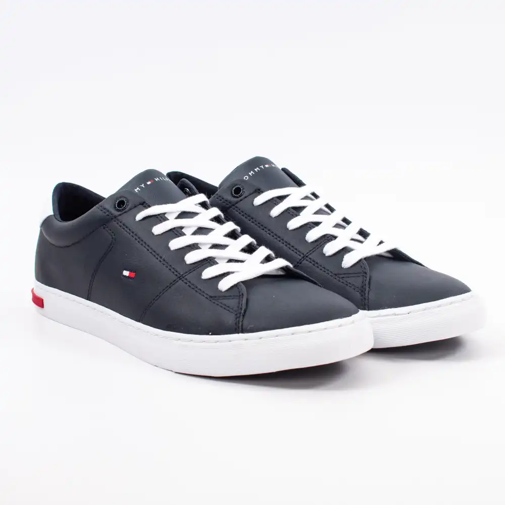 Basket de ville basse homme Tommy Jeans Essential detail vulc Bleu - ZESHOES