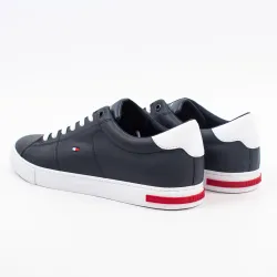 Basket de ville basse homme Tommy Jeans Essential detail vulc Bleu - ZESHOES