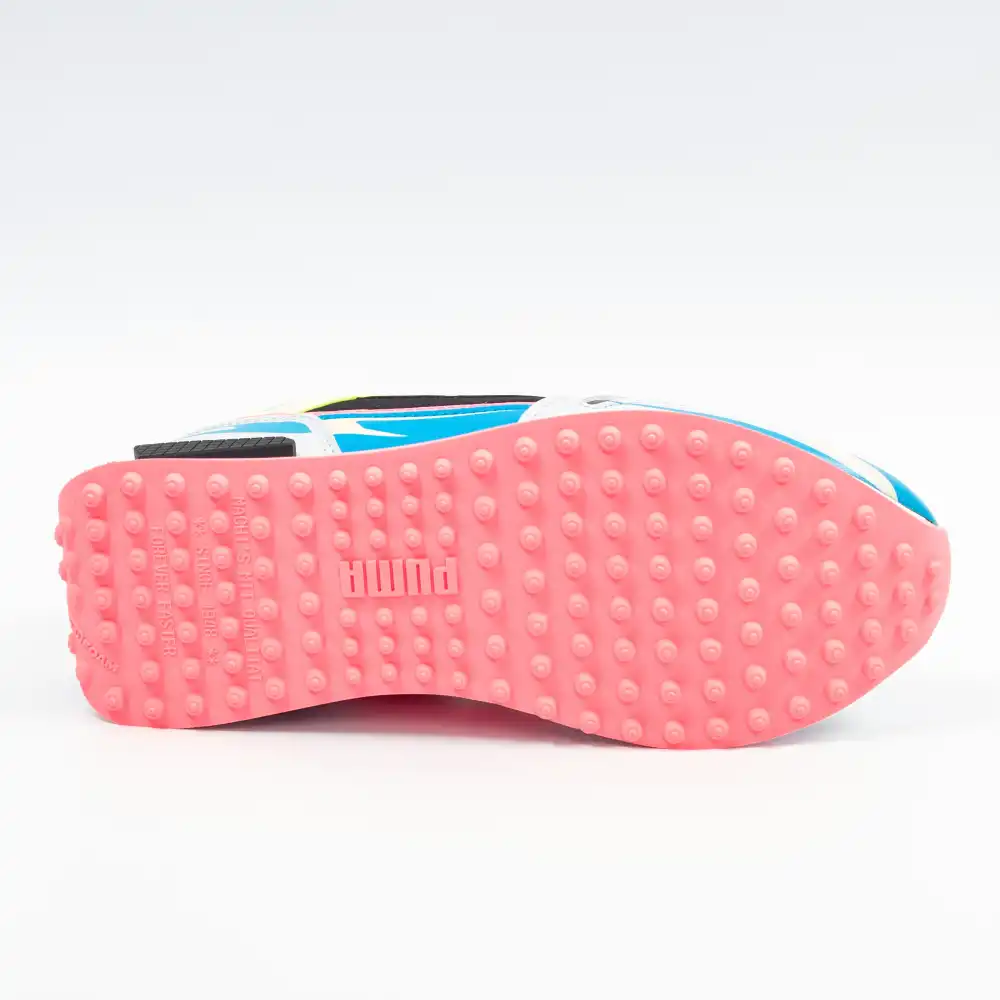 Basket de ville basse femme Puma Mile rider sunny Multicolor - ZESHOES