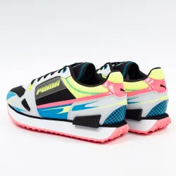 Basket de ville basse femme Puma Mile rider sunny Multicolor - ZESHOES