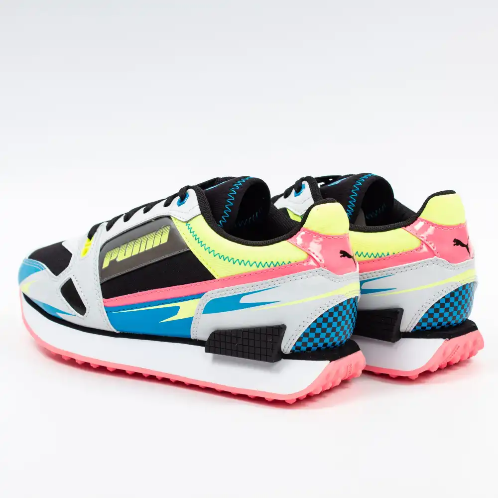 Basket de ville basse femme Puma Mile rider sunny Multicolor - ZESHOES