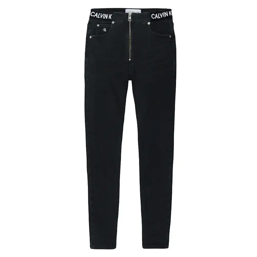 Jeans femme Calvin Klein Super skinny Noir - ZESHOES