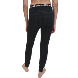 Jeans femme Calvin Klein Super skinny Noir - ZESHOES