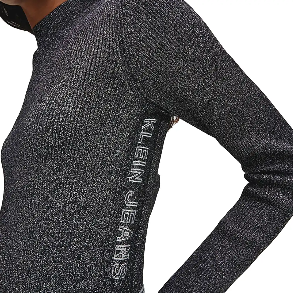 Pull femme Calvin Klein Esprit motard Gris - ZESHOES