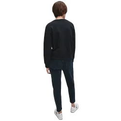 Sweat shirt femme Calvin Klein Logo paillette Noir - ZESHOES