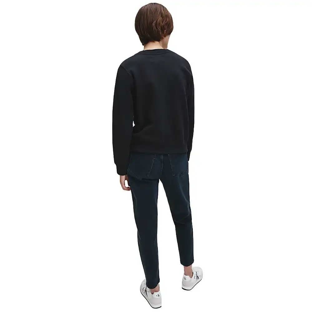 Sweat shirt femme Calvin Klein Logo paillette Noir - ZESHOES