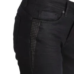 Jeans femme Kaporal clic petrol Noir - ZESHOES