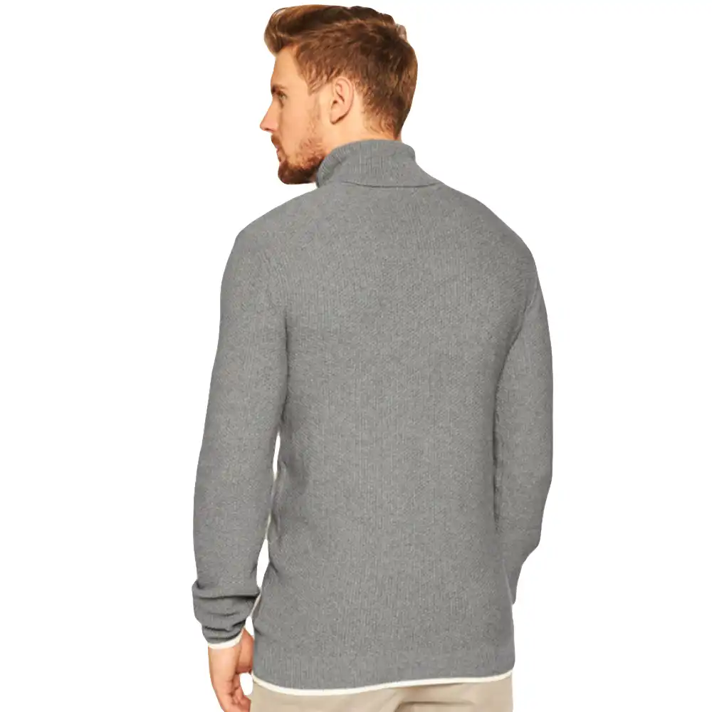 Pull homme Guess Little logo triangle Gris - ZESHOES