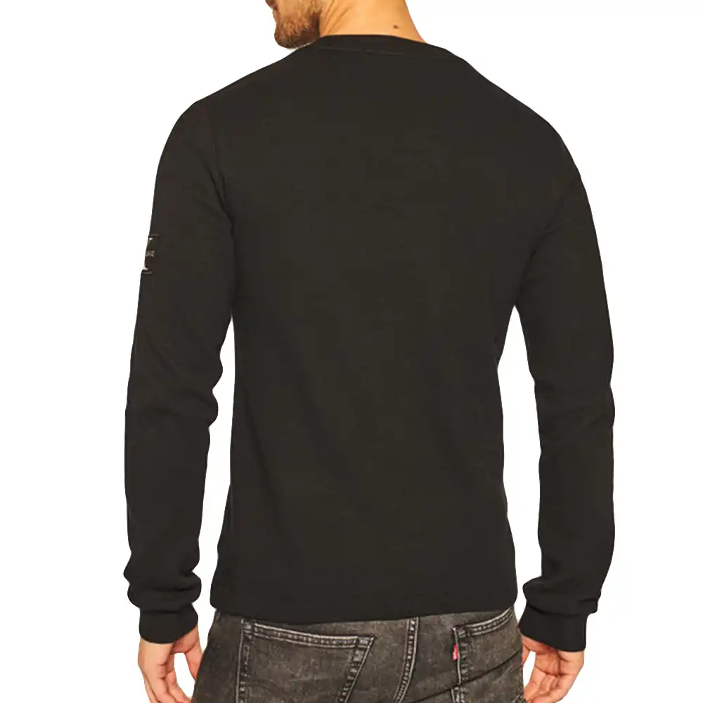 Pull homme Calvin Klein Classic CK Noir - ZESHOES
