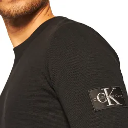 Pull homme Calvin Klein Classic CK Noir - ZESHOES