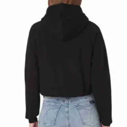 Sweat shirt femme Calvin Klein Front logo nero Noir - ZESHOES