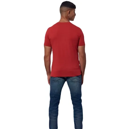 T shirt manche courte homme Kaporal Bleu<br />
Rouge Pack x2 shirts Gift navyre col v