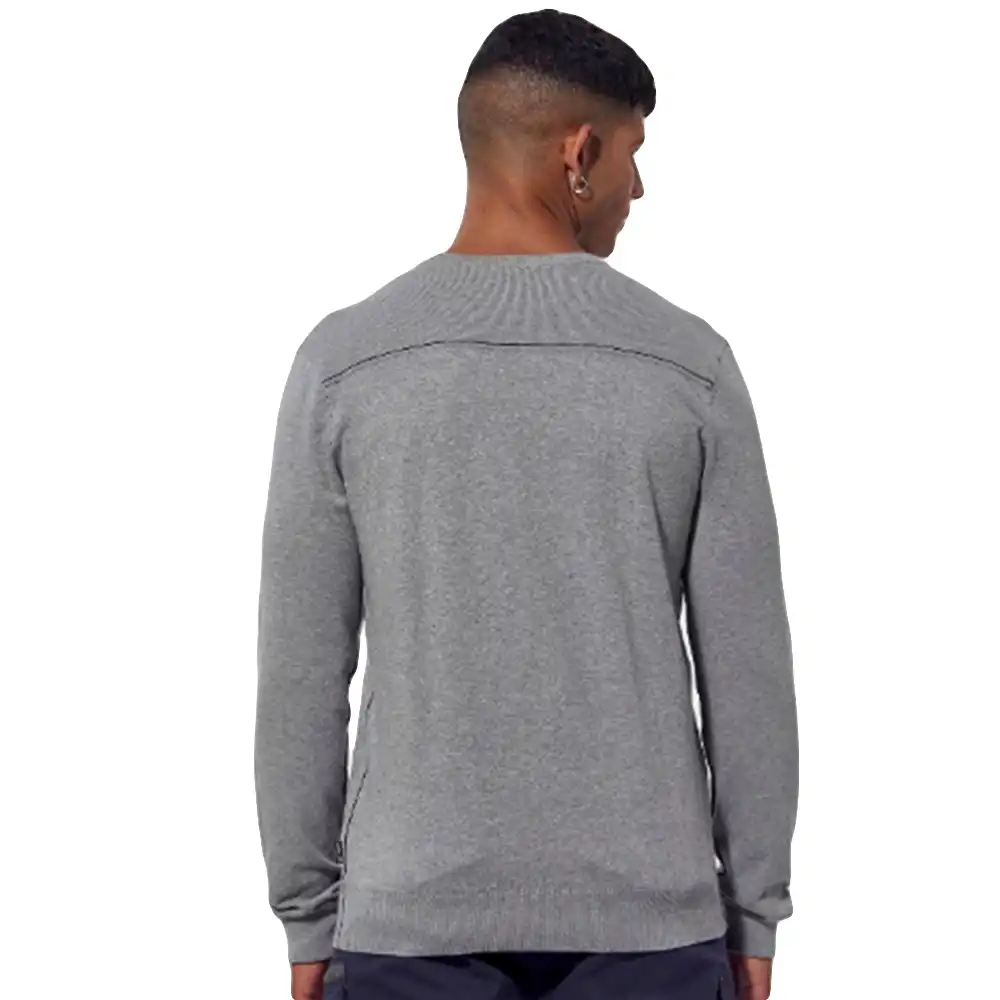 Sweat shirt homme Kaporal Dipak Gris - ZESHOES Sweat shirt homme Kaporal Dipak Gris - ZESHOES